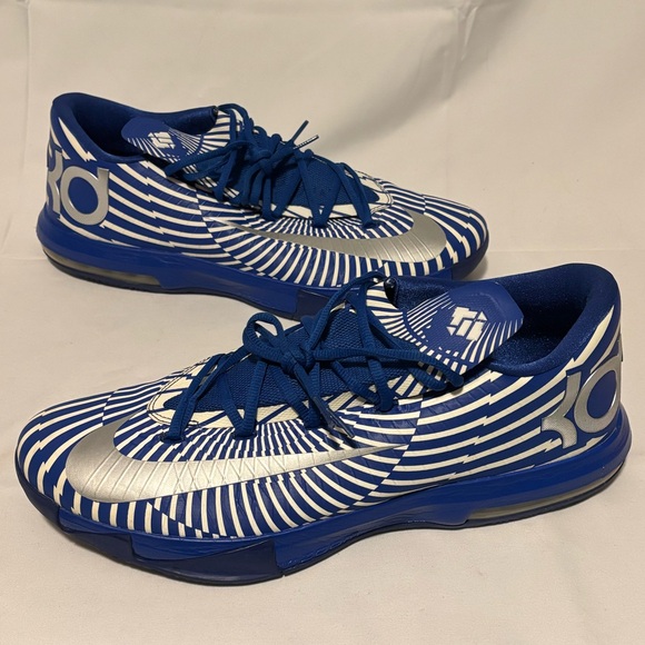 Nike KD 6 VI ID Kentucky Blue White Julius Randle 627964-992 Men’s Size 15